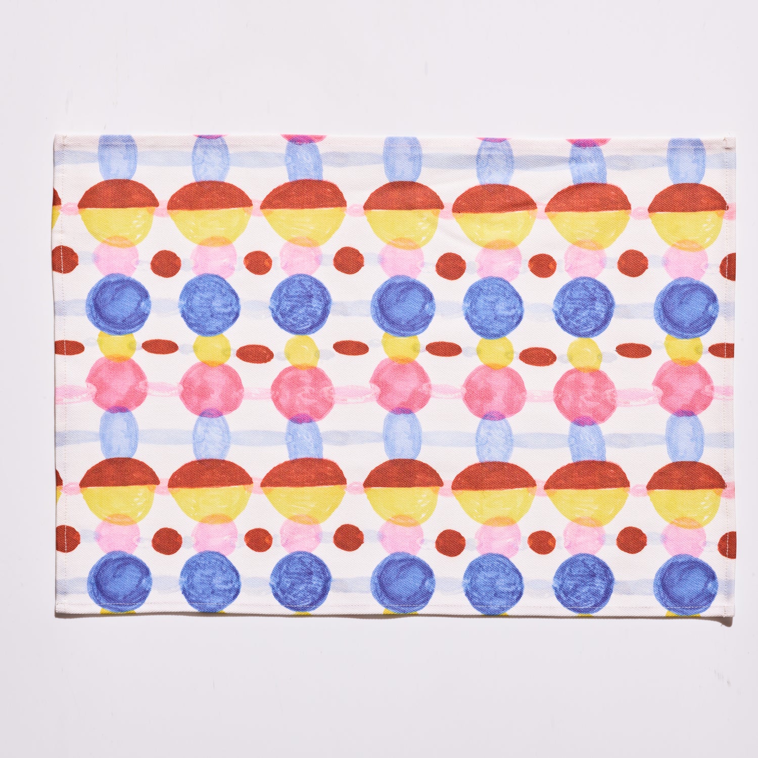 Placemats Blue Circles