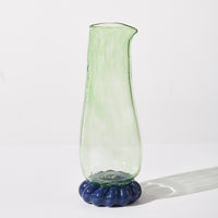 Glass Pitcher Green