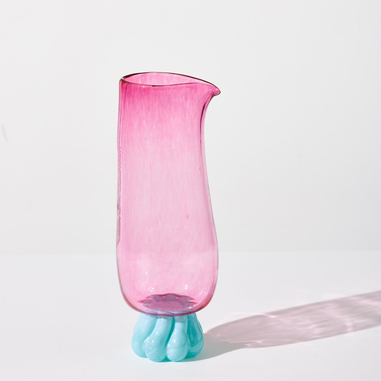 Glass Pitcher Pink