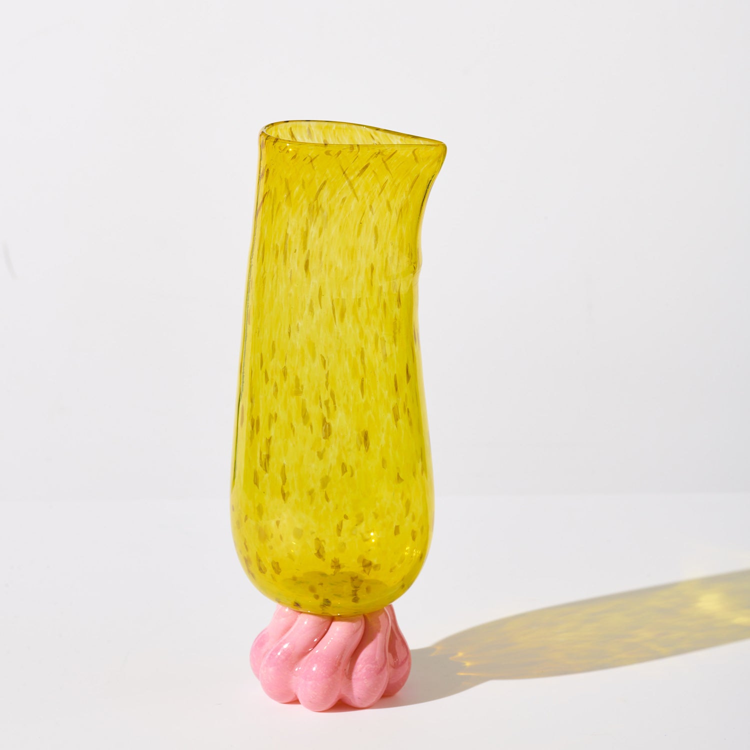 Glass Pitcher Yellow