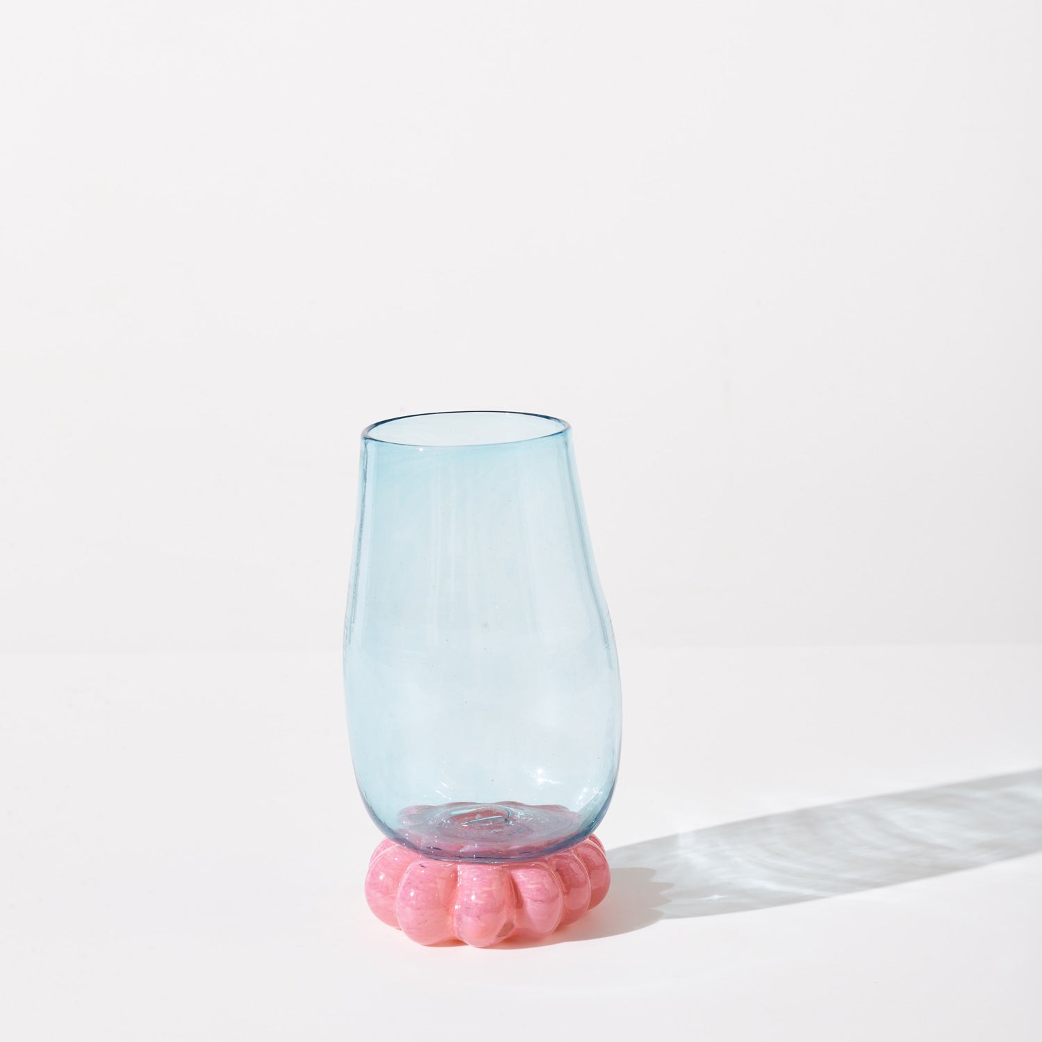 Glass Cup Light Blue