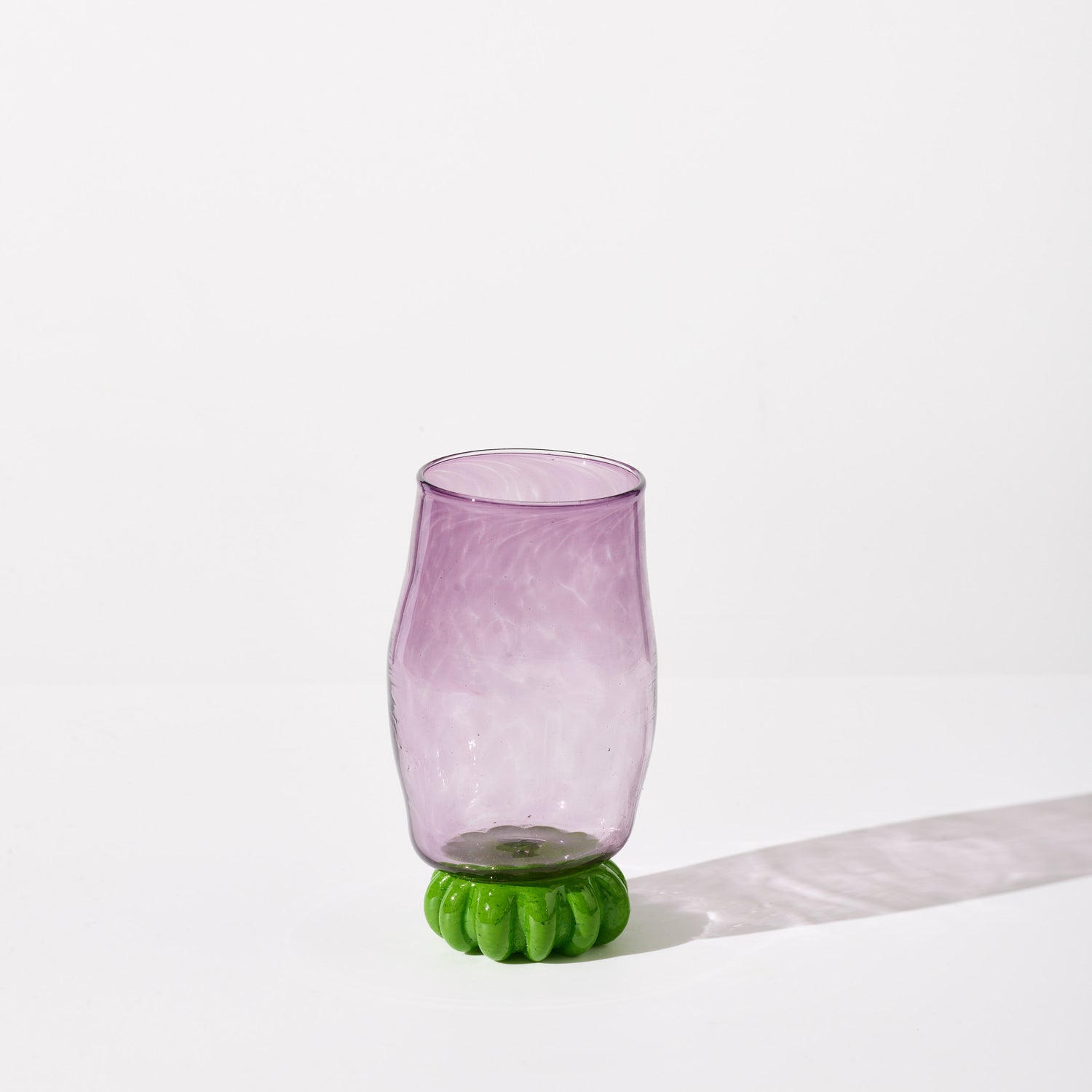 Glass Cup Purple