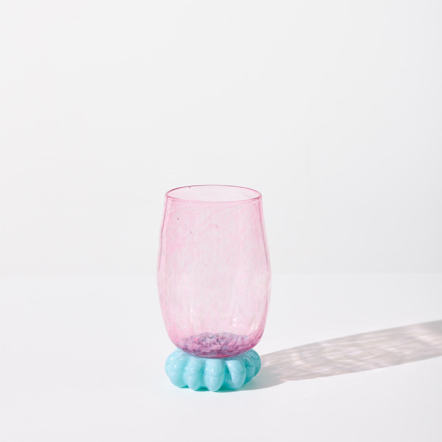 Glass Cup Pink