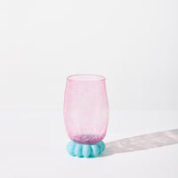 Glass Cup Pink