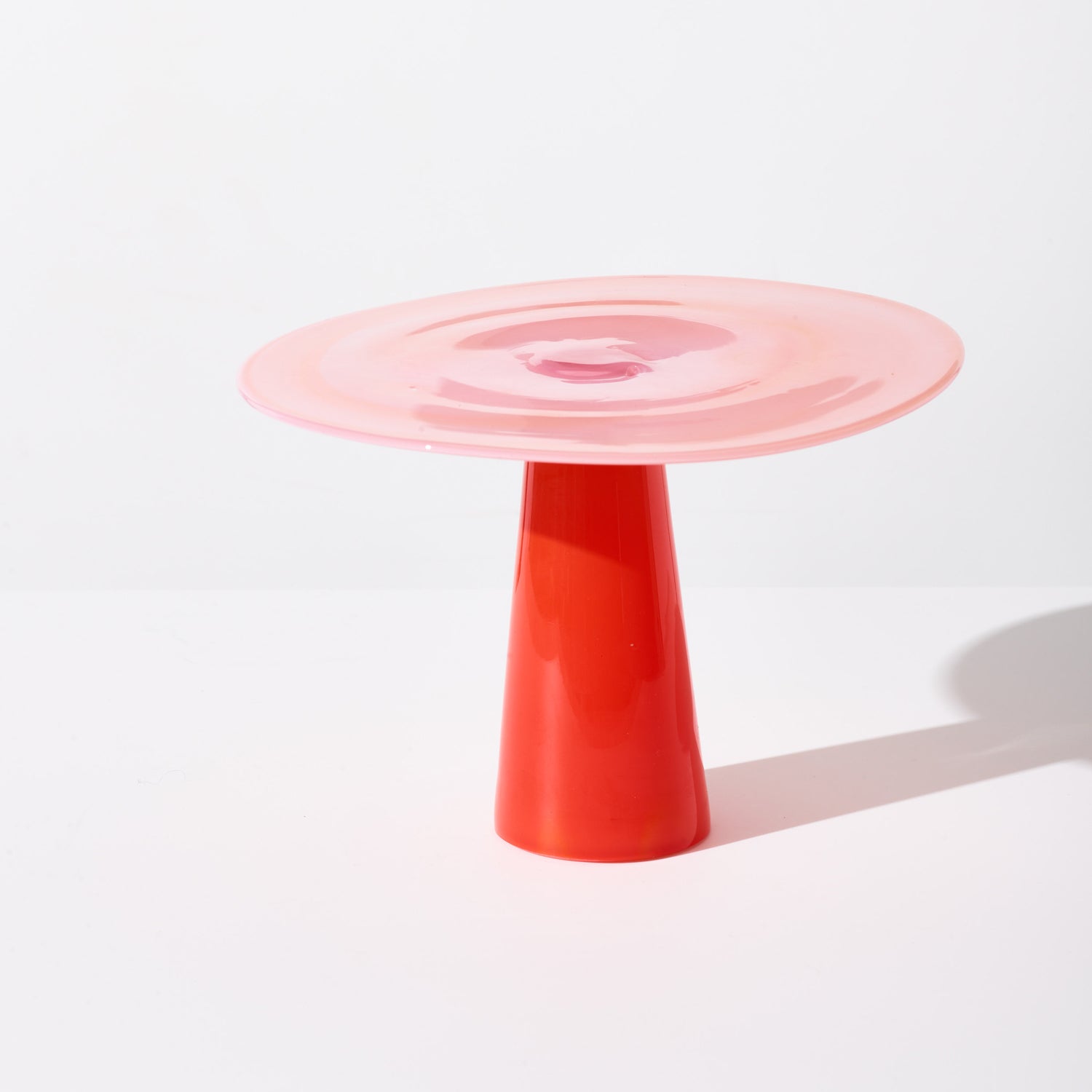 Glass Stand Red-Pink