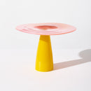 Glass Stand Yellow-Pink