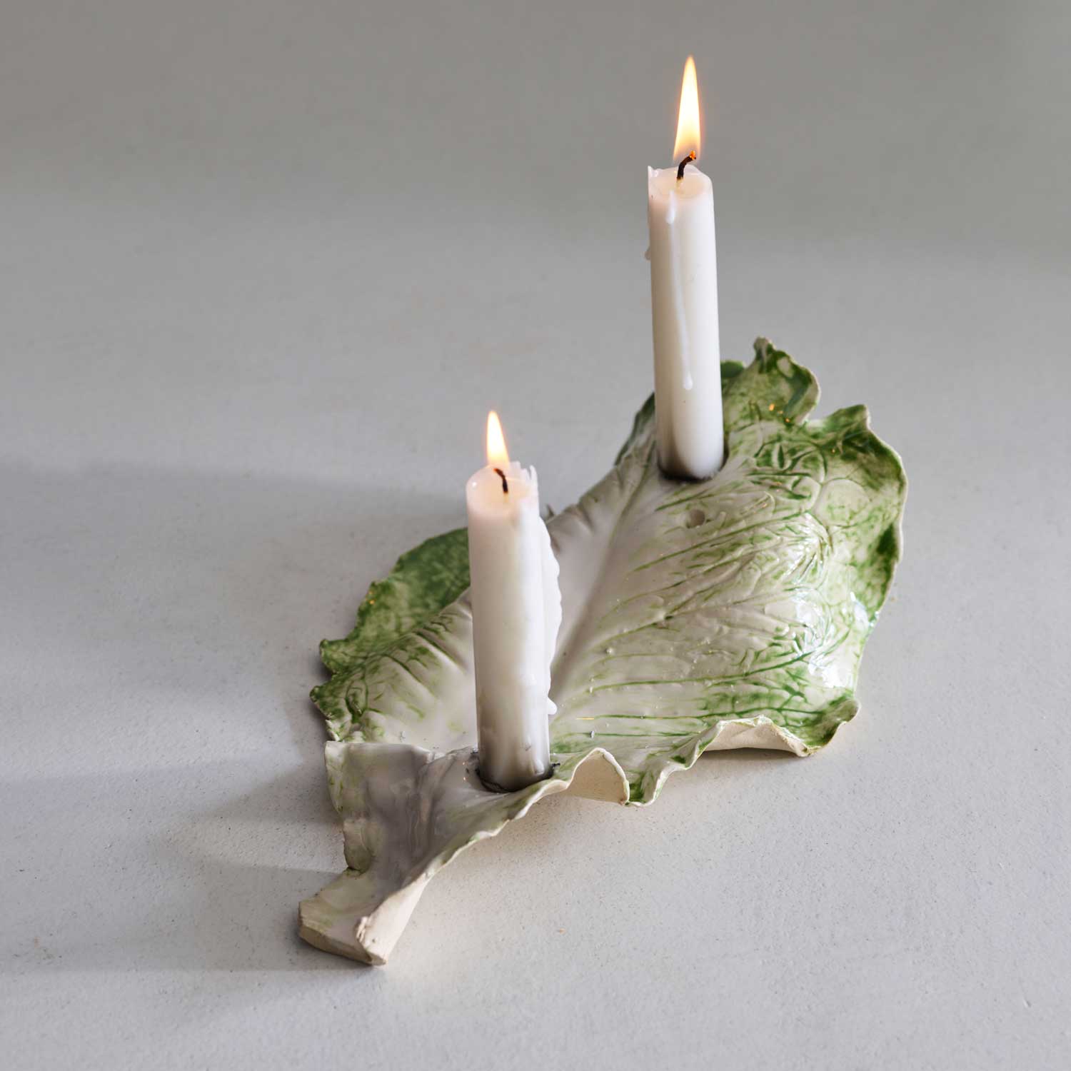 Lettuce Candle Holder