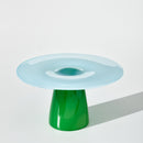 Glass Stand Green-Light Blue