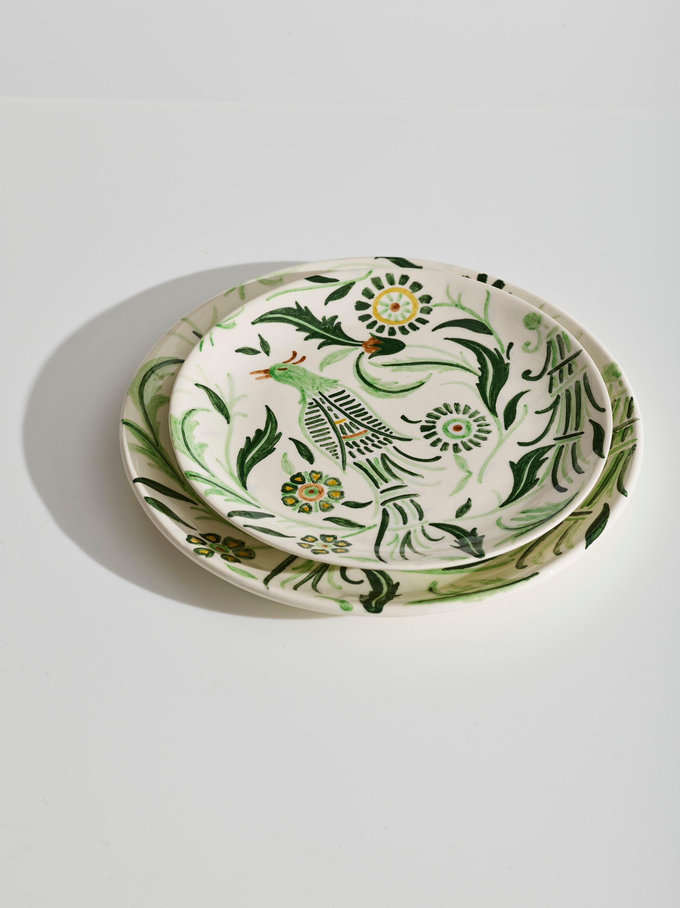 Paradise Green Main course plate (set of 4)