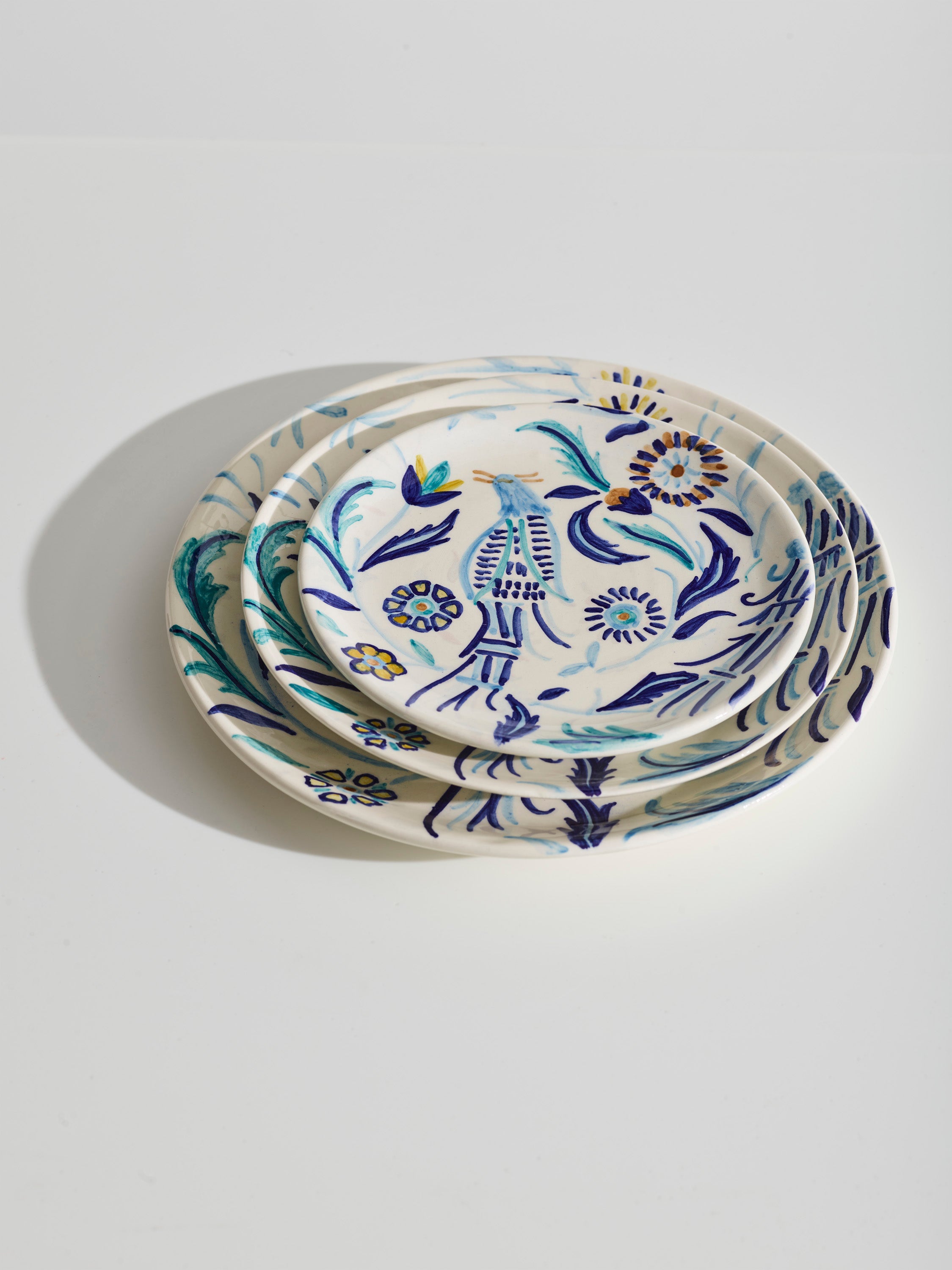 Paradise Blue Main course plate (set of 4)