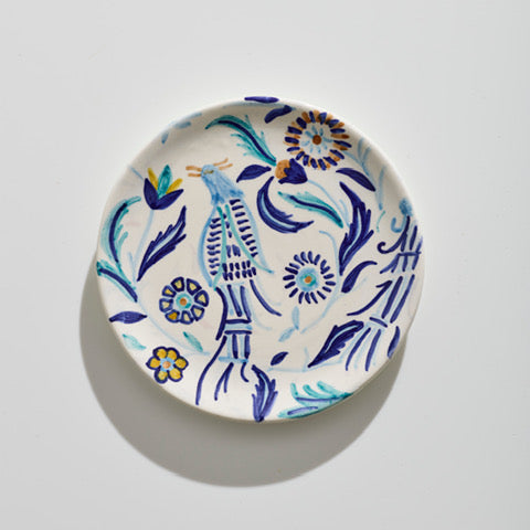 Paradise Blue Dessert plate (set of 4)