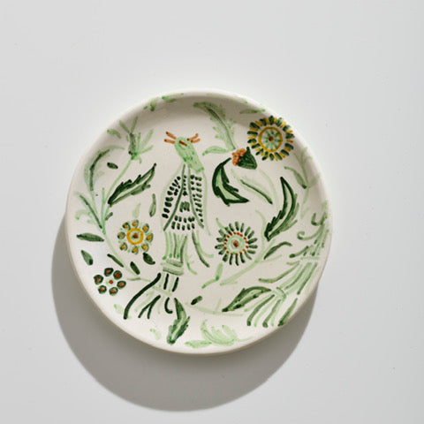 Paradise Green Dessert plate (set of 4)
