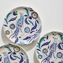 Paradise Blue Starter Plate (set of 4)