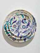 Paradise Blue Main course plate (set of 4)