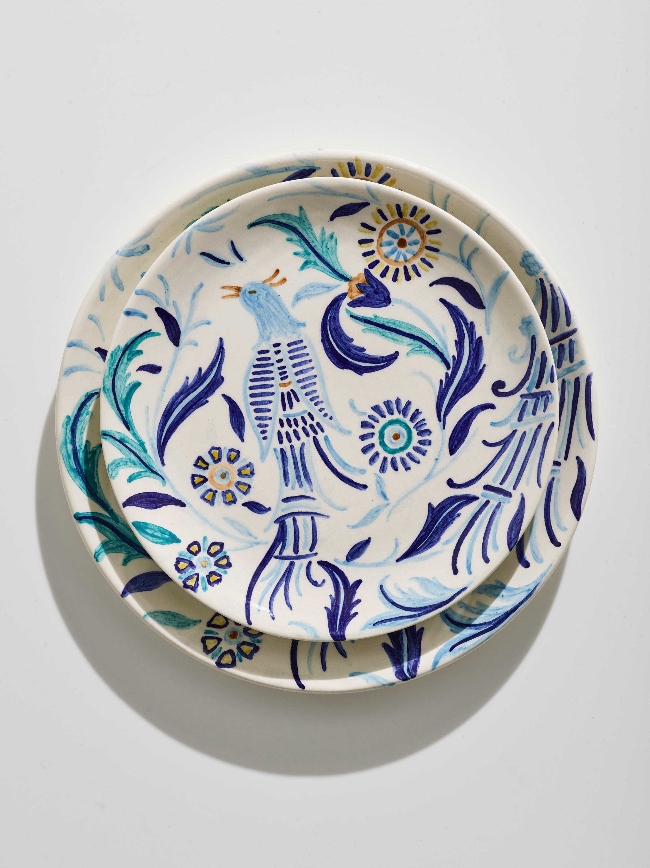 Paradise Blue Main course plate (set of 4)