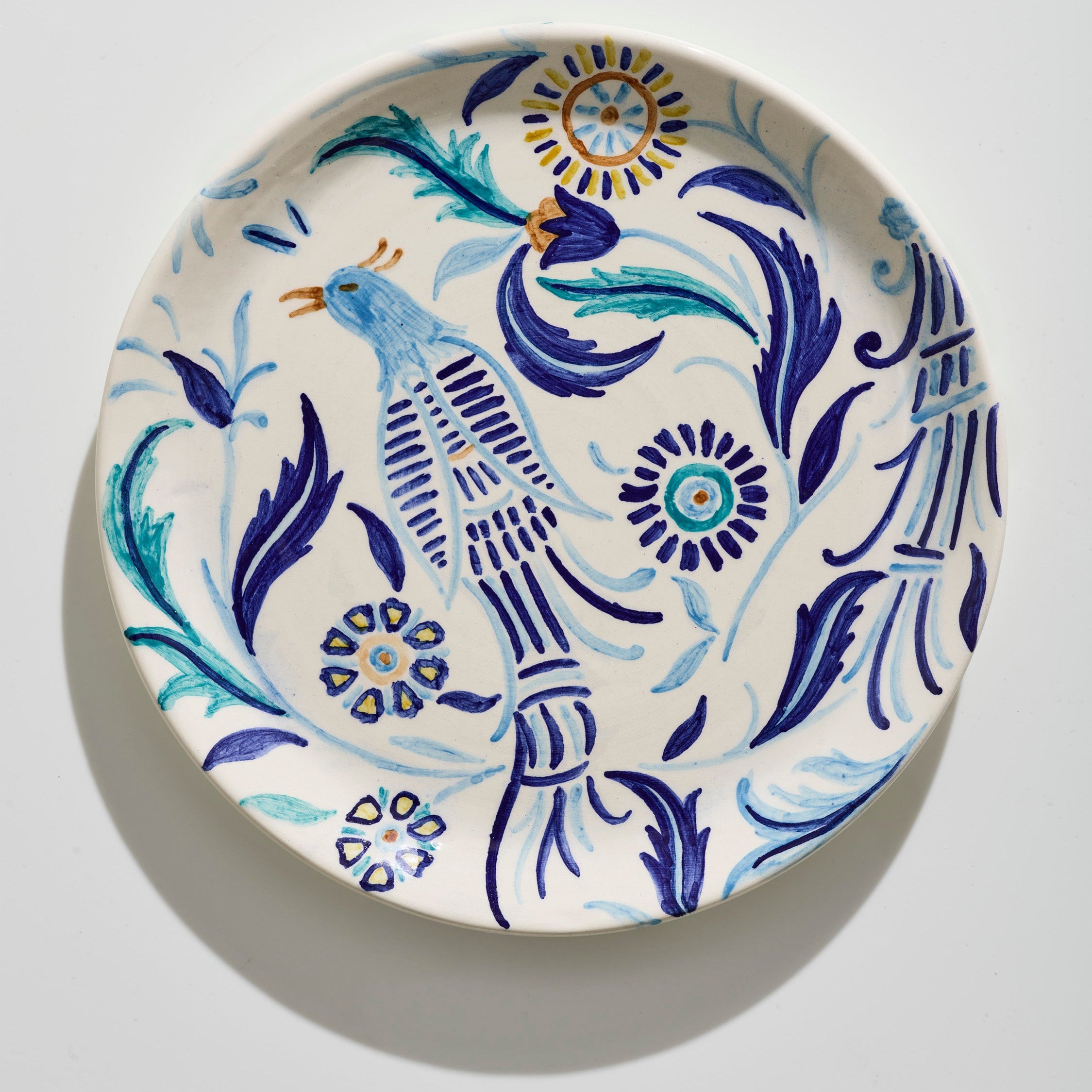 Paradise Blue Main course plate (set of 4)