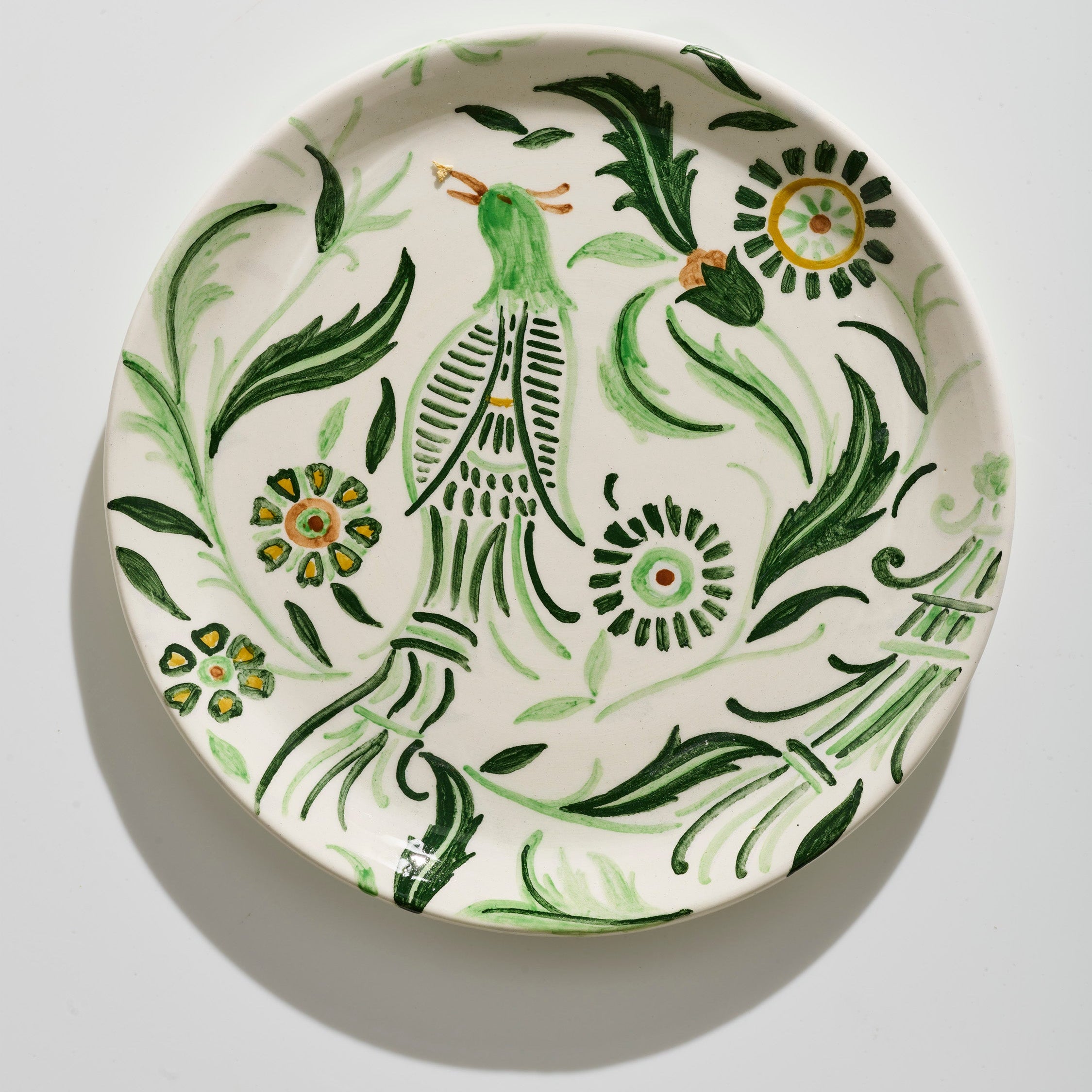 Paradise Green Main course plate (set of 4)